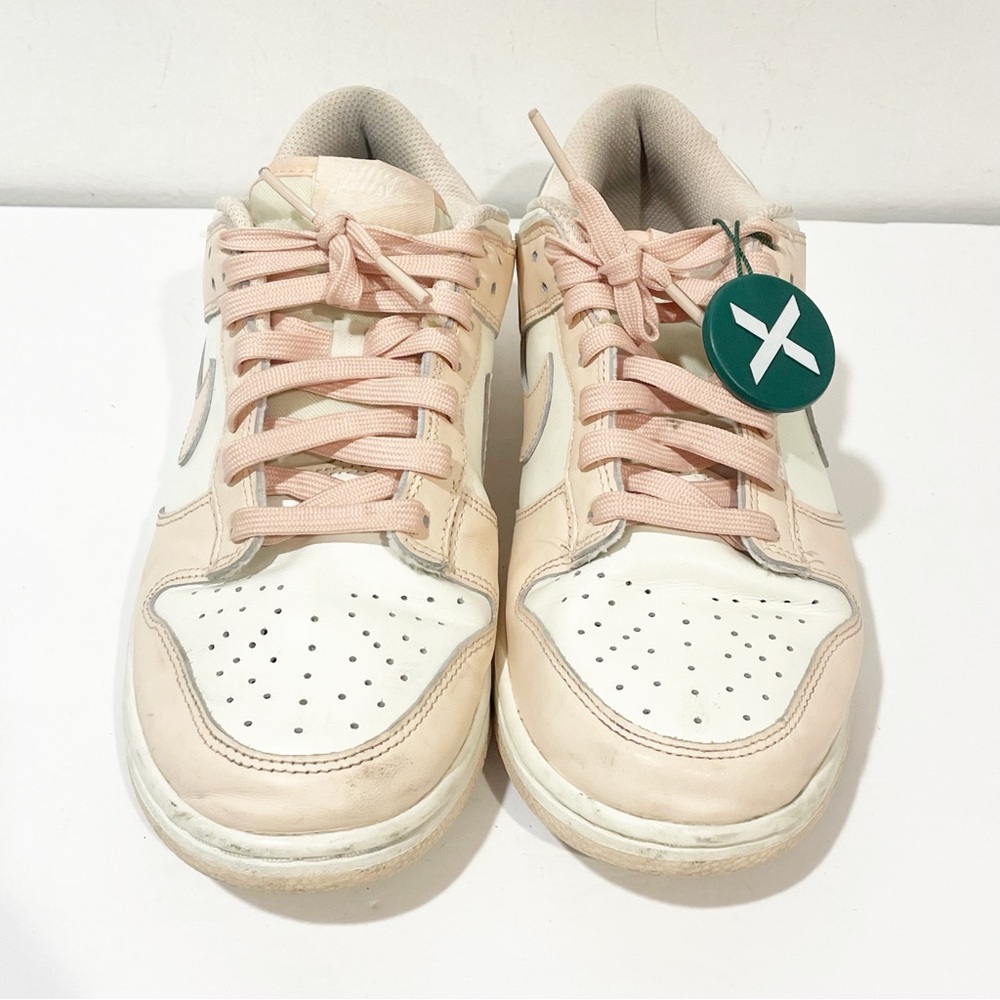 NIKE DUNK LOW USED SIZE 8 WOMEN SAIL ORANGE PEARL WHITE DD1503 102 - Picture 2 of 7